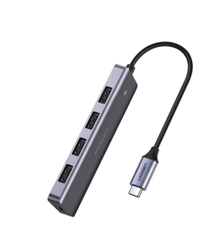 HUB USB-C Otg 4 USB 3.0 Hembra Power Android MacBook