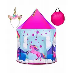 GENERICO - Carpa Castillo Casita Armable para Niñas Unicornio