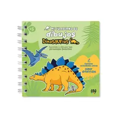 INGENIAL - Cuaderno de dibujos Kids Dinosaurios
