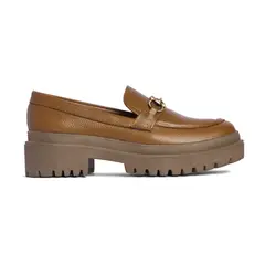 M'ANDINA - Mocasines de cuero Vienna Caramelo