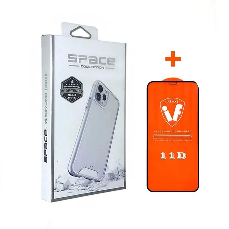Case Para Iphone 11 PRO MAX + Mica de Vidrio