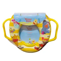 DISNEY - Asiento Adaptador de Inodoro con Asa Winnie Pooh
