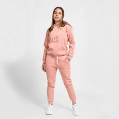 GENERICO - Conjunto buzo afranelado polera y jogger para mujer rosé Arcoi