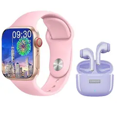 LENOVO - Audífonos LP40 Pro Tws y Toumi Watch S9 Pro-Rosa