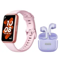 HUAWEI - Band 7 De Reloj Pulsera inteligente y Audífonos Lenovo LP40 Pro