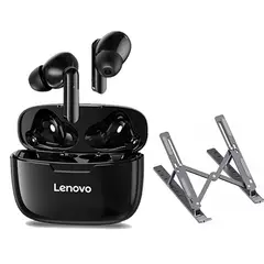 LENOVO - Audífonos XT90 De Tws-Negro y Soporte plegable de elevación