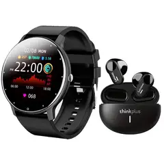 LENOVO - Audífonos LP19 De Tws y Toumi Fit 2 watch-Negro