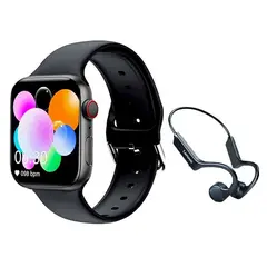 LENOVO - X4 De Audífonos-Blanco y Toumi Watch 2 Max-Negro