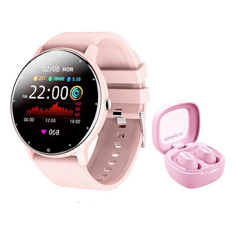 Audífonos XT62 De Tws y Toumi Fit 2 watch Reloj inteligente