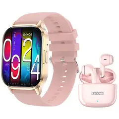 LENOVO - Toumi GT-W reloj inteligente y Audífonos LP40 Pro-ROSA