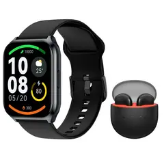 HAYLOU - X1 Neo audífonos-Negro TWS y LS02 Pro-Azul