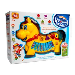GENERICO - Juguete Piano Musical y Luces para Bebes y Niños Amarillo