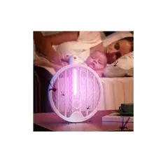 GENERICO - Raqueta electrica mata zancudos moscas mosquitos