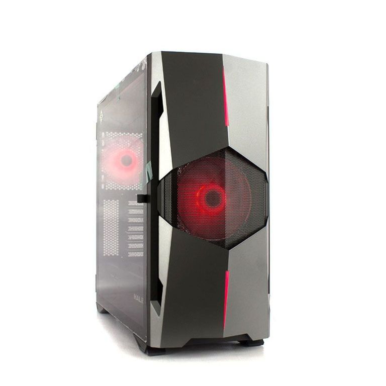 Case Space-x Gamer Atx 500w Vidrio Templado
