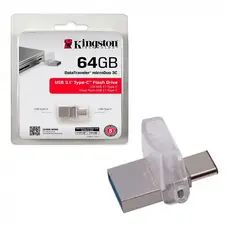 KINGSTON - Memoria Usb 3.1 MicroDuo DTDUO3C 64GB Tipo C