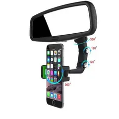 GENERICO - Brazo articulado de celular para espejo retrovisor