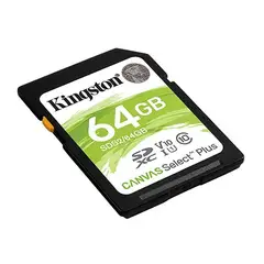 KINGSTON - Memoria SD 64GB Canvas Select Plus UHS-I 100Mbs