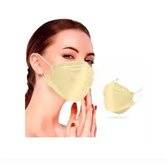 GENERICO - MASCARILLA KN95 FISH CREMA x 20 Unidades