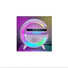 GENERICO - Cargador Inalámbrico Lámpara Luces Rgb Parlante Bluetooth