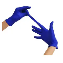 GENERICO - GUANTES DE NITRILO AZUL TALLA "M" CAJA X 100 UNIDADES