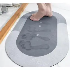 GENERICO - Alfombra de baño tapete absorbente para ducha anti deslizante