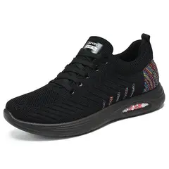 BLWOENS - Zapatillas Casuales antideslizante Mujer Zapatos -Negro
