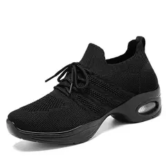 BLWOENS - Zapatillas Casuales antideslizante Mujer Zapatos -Negro