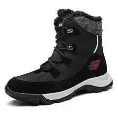 BLWOENS - Cómodas botas nieve al aire libre para hombre - Negro