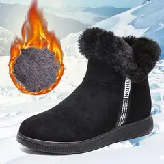 BLWOENS - Botas de nieve para Mujeres antideslizantes y cálidas con de algodón