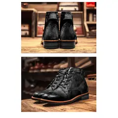 BLWOENS - Zapatillas para hombres deportivas de ocio personalidad retro-Negro