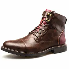 BLWOENS - Zapatillas para hombres deportivas de ocio personalidad retro-Marrón