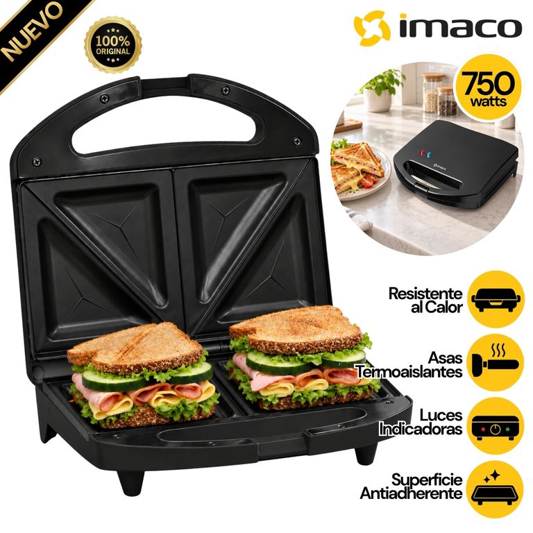 Sandwichera IST101N 750 watts