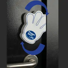 ARTE VIVA - Salvadedos Bloqueador de puerta manito giratoria