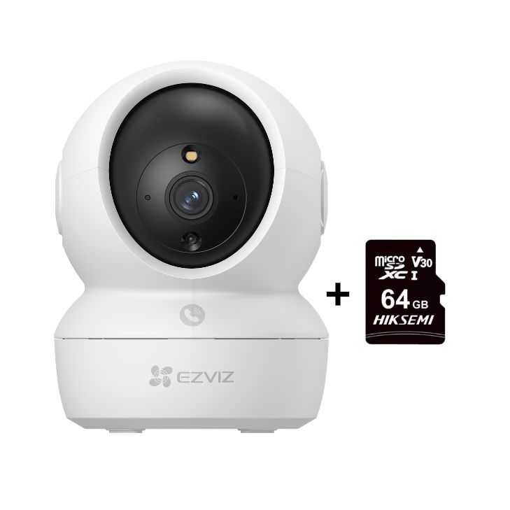 Cámara De Seguridad Inteligente Para Interiores H6C Full Hd + SD 64 GB