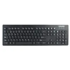 HALION - Teclado standar Ha-K116 Alambrico Conexion Usb Color Negro