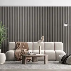 DECORPLAS - Wall Panel Wpc Por Unidad Color Expresso Para Decoracion