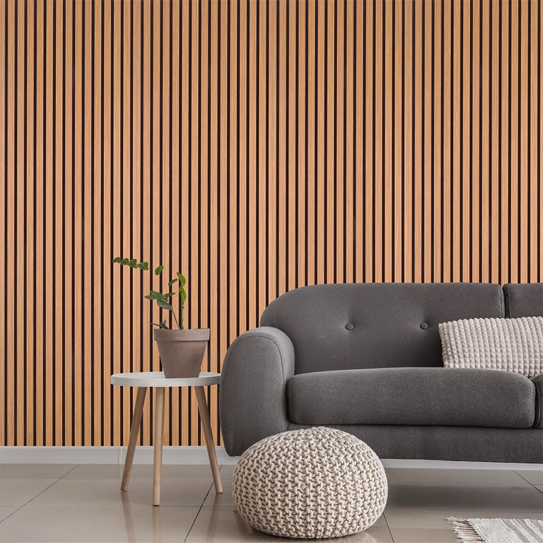 Wall Panel Wpc Por Unidad Color Roble Para Decoracion