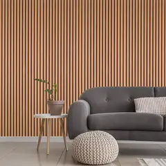 DECORPLAS - Wall Panel Wpc Por Unidad Color Roble Para Decoracion