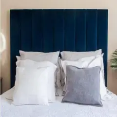 GENERICO - Cabecera Box Weymi 1 Plaza y media Panel - Azul Oscuro