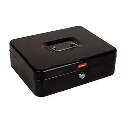 GENERICO - Caja De Valores Para Billetes Monedas Con Llave 30x24x9