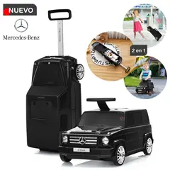 MERCEDES BENZ - Correpasillos 2 en 1 Maleta Negro