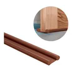 GENERICO - Burlete de Espuma 95cm Sellado de Puerta MARRON