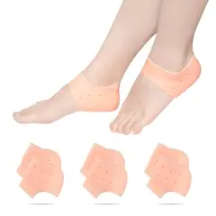 GENERICO - Talonera Protector Gel Talón Agrietado Silicona para Zapato