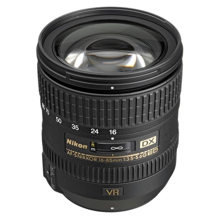 AF-S DX NIKKOR 16-85mm f/3.5-5.6G ED VR Lens - Negro