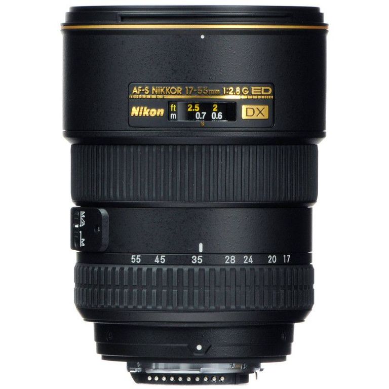AF-S DX Zoom-NIKKOR 17-55mm f/2.8G IF-ED Lens - Negro