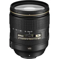 NIKON - AF-S NIKKOR 24-120mm F4 G ED VR - Negro a granel