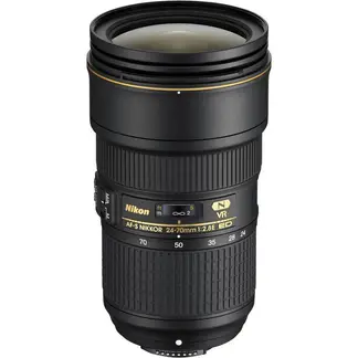 NIKON - AF-S NIKKOR 24-70mm f/2.8E ED VR Lens - Negro