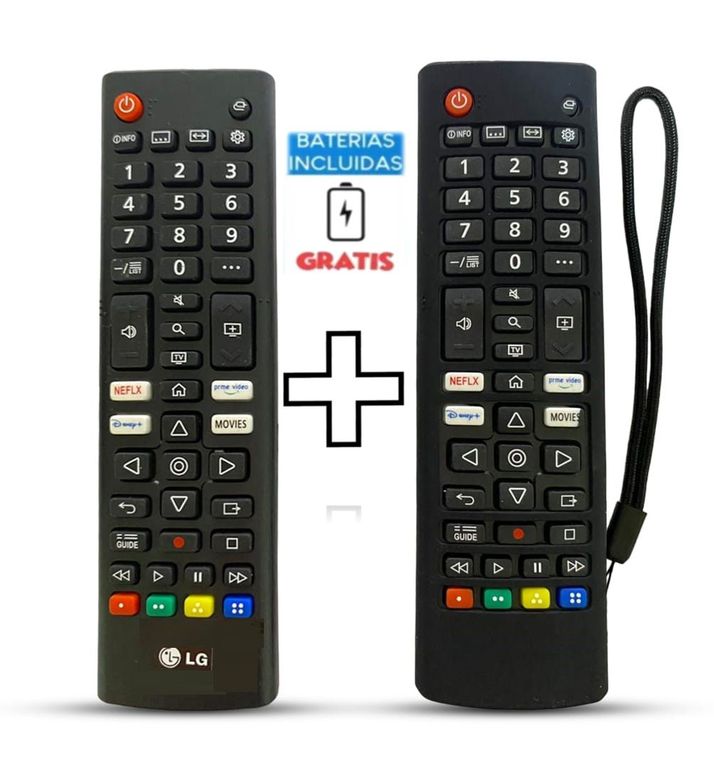 Control Remoto Genérico LG Smart con tecla Disney + Funda Verde