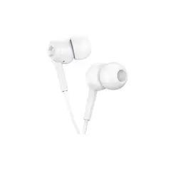 HOCO - Audífono con Micrófono M82 Alámbrico 1,2m Blanco De Calidad