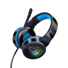 HOCO - Audífono con Micrófono Gaming W104 Alámbrico 2m Azul De Calidad